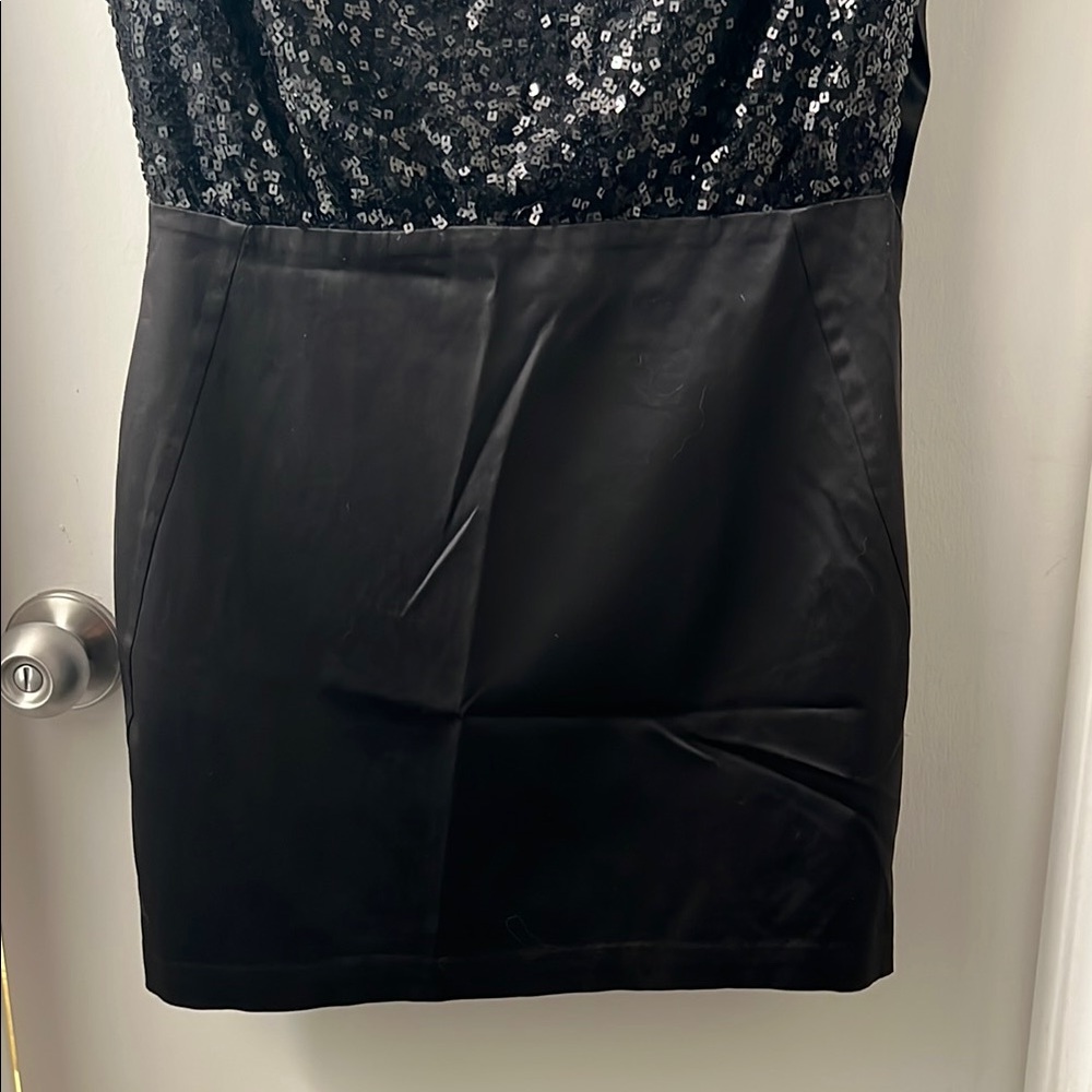 Bcbgeneration Black Sequin Bodycon Mini Dress - image 4